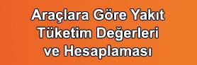 Araçlara Göre Yakıt Tüketim Değerleri